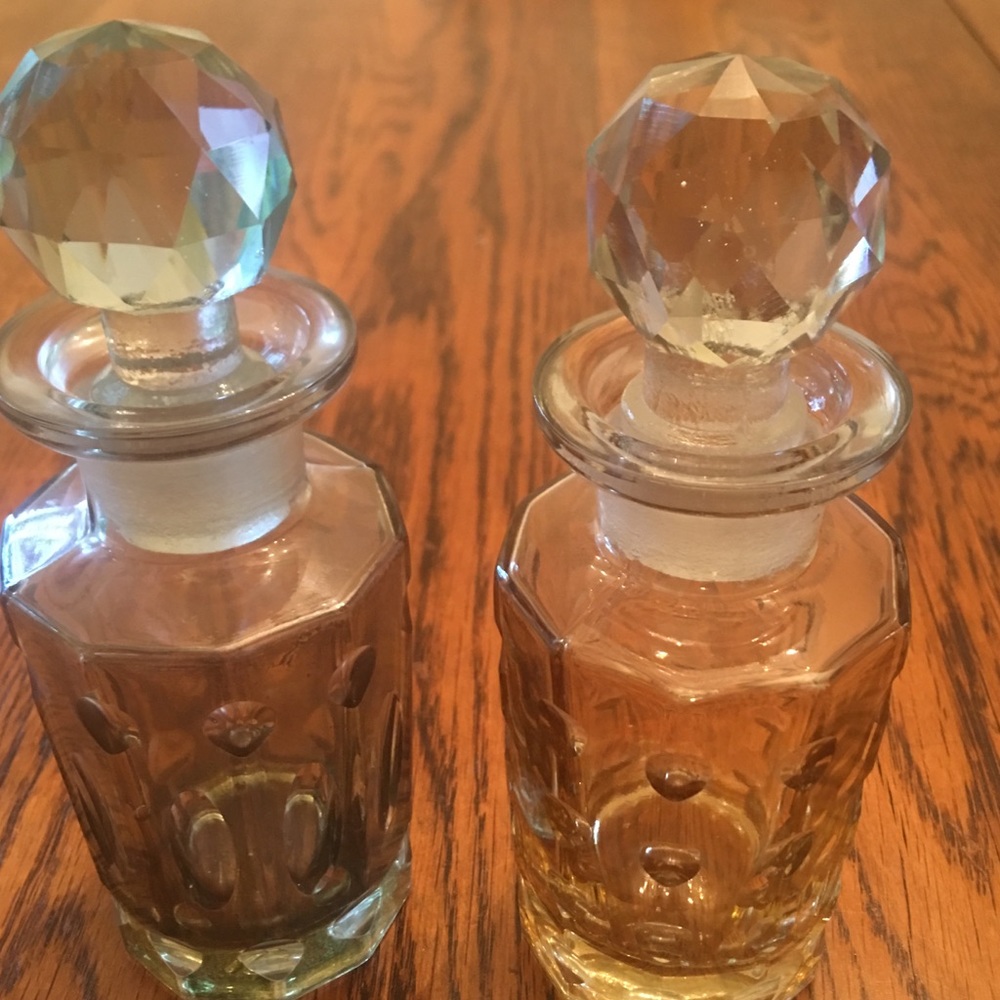 Vintage Glass Perfume Bottles